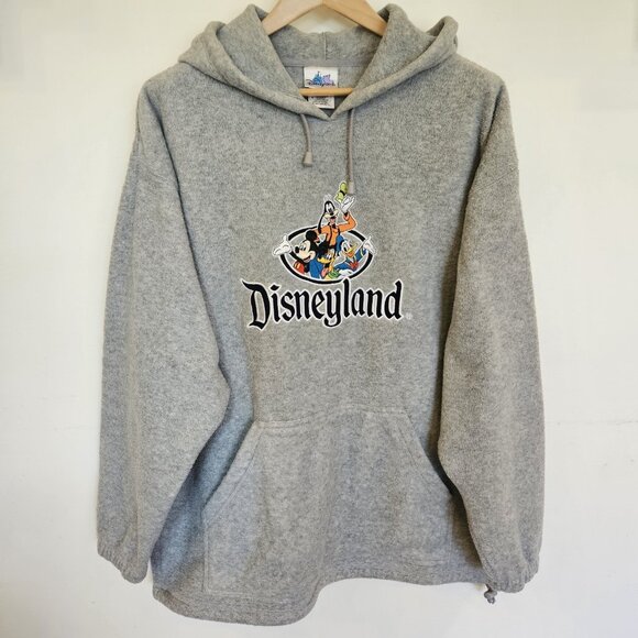 Disney Other - Vintage Disneyland Resort Hoodie XL Embroidered Mickey Mouse, Goofy, Donald Duck